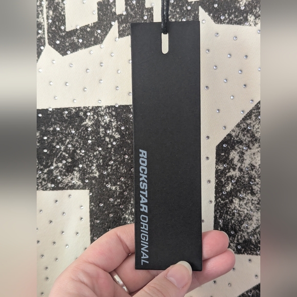 Rockstar Originals Flamur White Oversized Hoodie - Picture 3 of 6